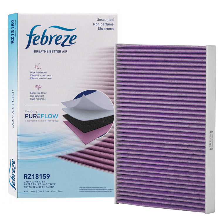 Febreze Odor Control Cabin Air Filter by PUREFLOW RZ18159 | Fits 2027 Alfa Romeo Stelvio