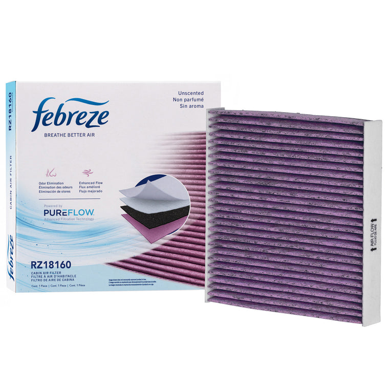 Febreze Odor Control Cabin Air Filter by PUREFLOW RZ18160 | Fits 2014 INFINITI Q70