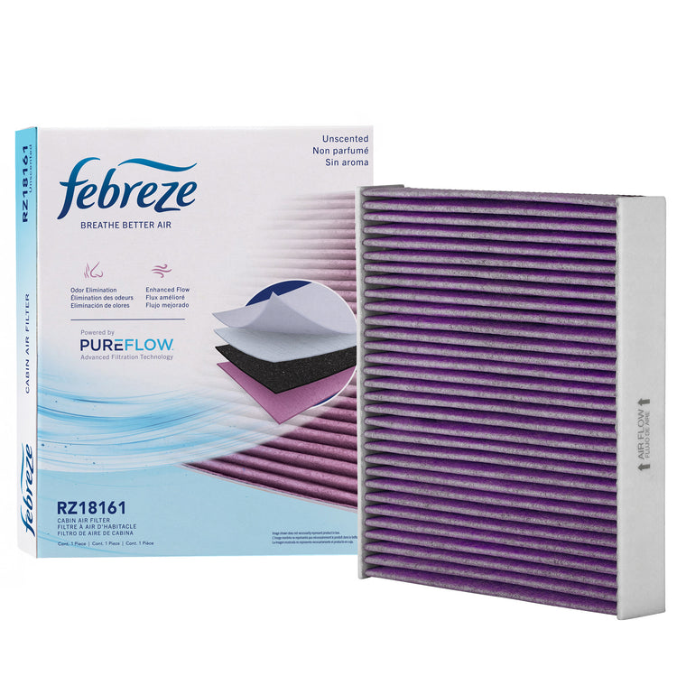 Febreze Odor Control Cabin Air Filter by PUREFLOW RZ18161 | Fits 2015 Maserati GranTurismo