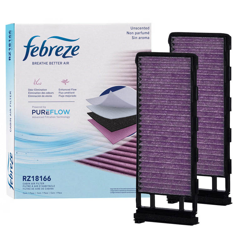 Febreze Odor Control Cabin Air Filter by PUREFLOW RZ18166 | Fits 2002 Nissan Xterra