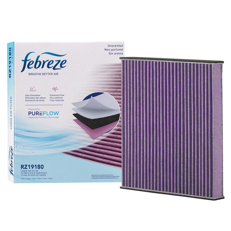 Febreze Odor Control Cabin Air Filter by PUREFLOW RZ19180 | Fits 2001 Lexus GS300