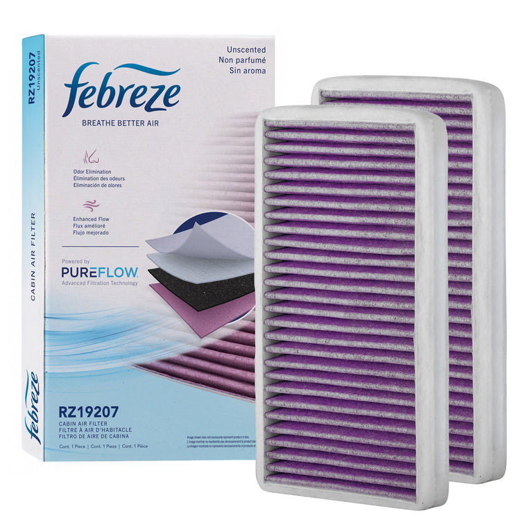 Febreze Odor Control Cabin Air Filter by PUREFLOW RZ19207 | Fits 2002 GMC Yukon XL 2500
