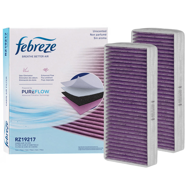 Febreze Odor Control Cabin Air Filter by PUREFLOW RZ19217 | Fits 2006 Mercedes-Benz CL55 AMG