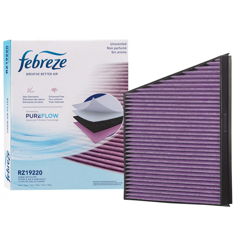 Febreze Odor Control Cabin Air Filter by PUREFLOW RZ19220 | Fits 2008 Mercedes-Benz E550