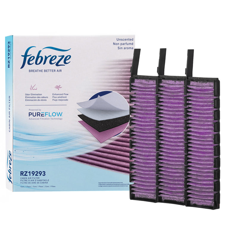 Febreze Odor Control Cabin Air Filter by PUREFLOW RZ19293 | Fits 2004 Cadillac Seville