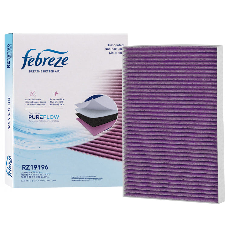 Febreze Odor Control Cabin Air Filter by PUREFLOW RZ19196 | Fits 2005 Chrysler Voyager
