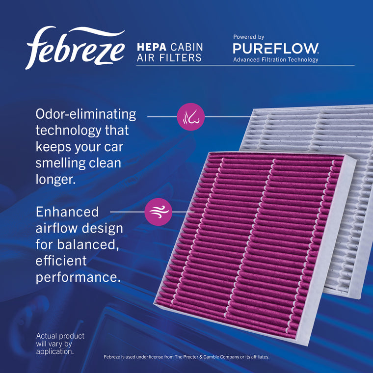Febreze Odor Control HEPA Cabin Air Filter by PUREFLOW RZ18109H | Fits 2020 Acura RDX
