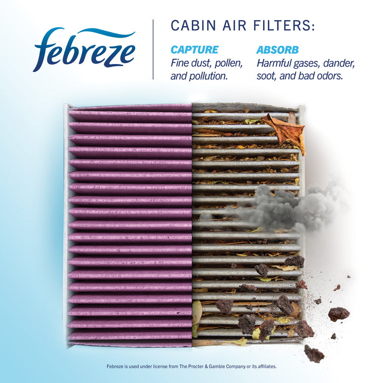 Febreze Odor Control Cabin Air Filter by PUREFLOW RZ18160 | Fits 2012 INFINITI M37