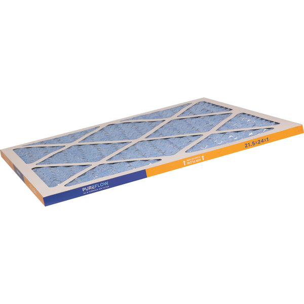 PUREFLOW Home Air Filter MERV 11, 21.5x24x1 Furnace Filter, 4 Layer High Efficiency Filtration for Dust, Smoke, Fumes, Pollutants (4 - Pack)