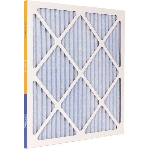 PUREFLOW Home Air Filter MERV 11, 23.5x23.5x1 Furnace Filter, 4 Layer High Efficiency Filtration for Dust, Smoke, Fumes, Pollutants (4 - Pack)