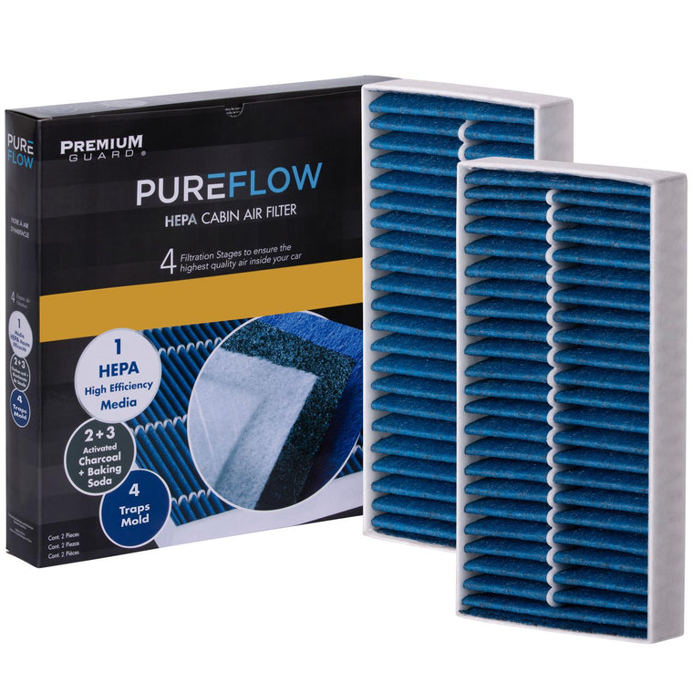 PUREFLOW 2017 Jeep Wrangler Cabin Air Filter with HEPA and Antibacterial Technology, PC4302HX