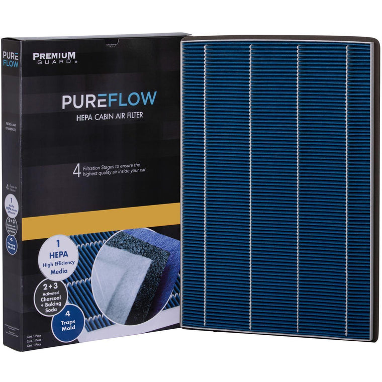 PUREFLOW 2023 Mercedes-Benz EQS AMG Cabin Air Filter with HEPA and Antibacterial Technology, PC99878HX
