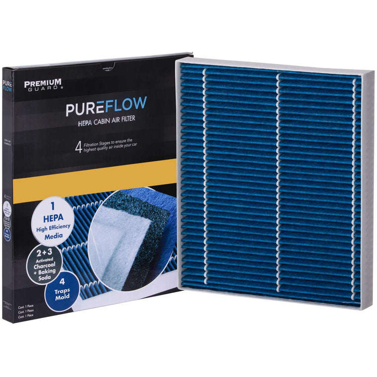 PUREFLOW 2017 Hyundai Sonata Cabin Air Filter with HEPA and Antibacterial Technology, PC99076HX