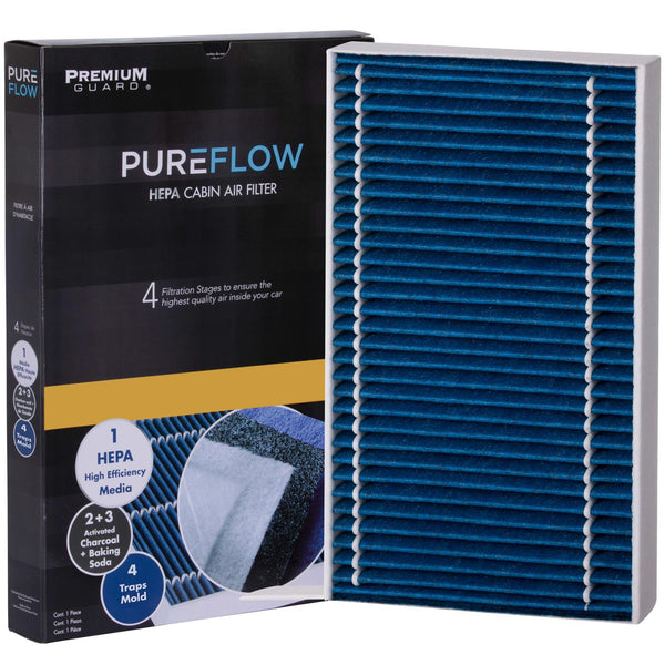 PUREFLOW 2018 Tesla 3 Cabin Air Filter with HEPA and Antibacterial Technology, PC99502HX
