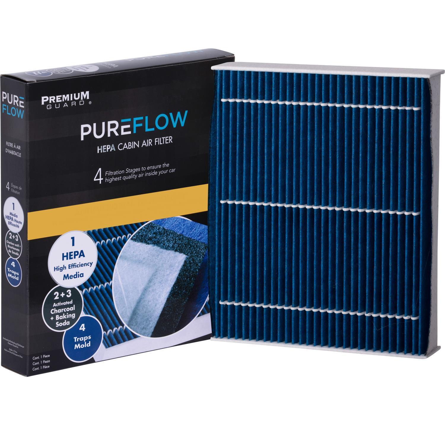 PUREFLOW 2023 Ford Police Interceptor Utility Cabin Air Filter with HEPA and Antibacterial Technology, PC99542HX