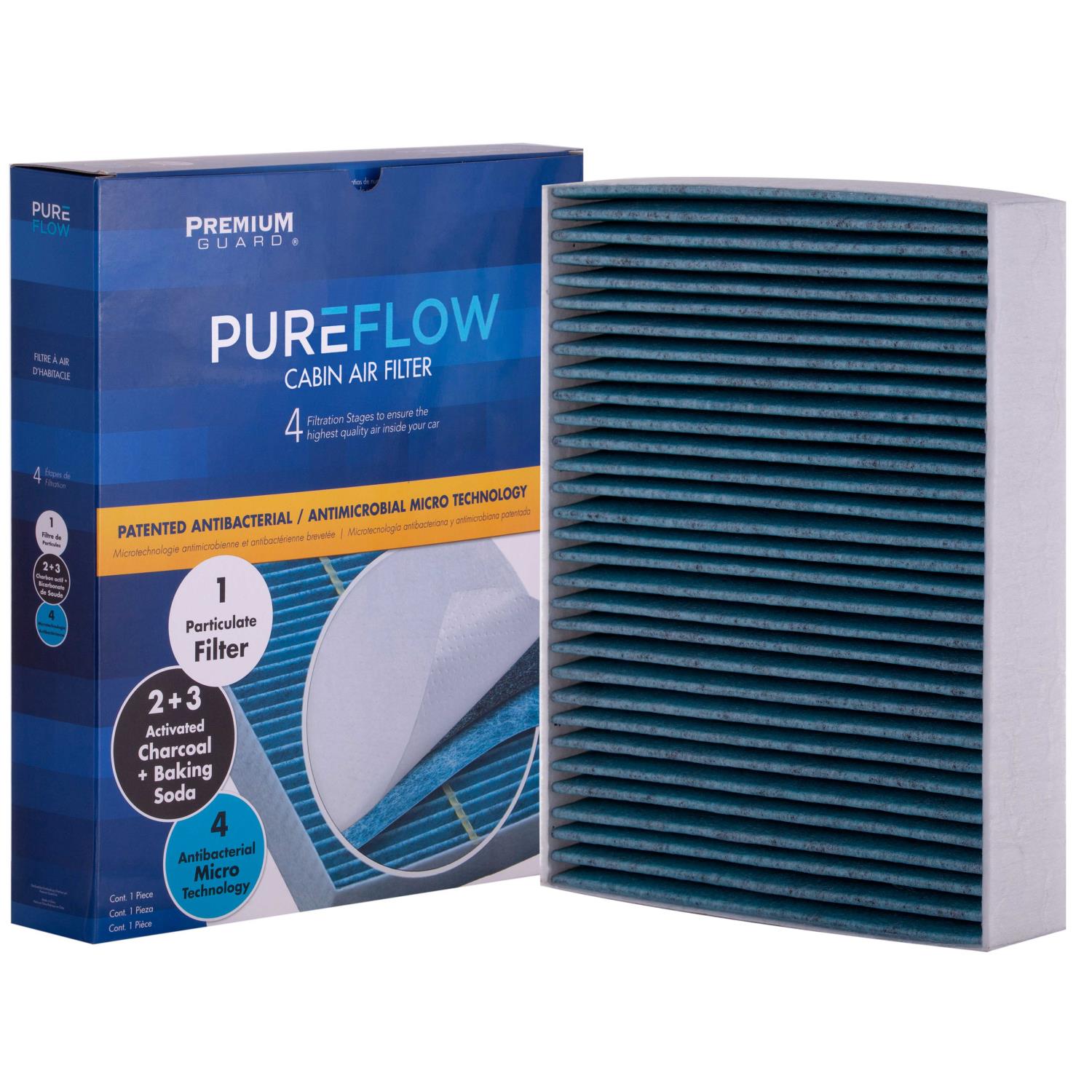 PUREFLOW 2013 BMW 320i xDrive Cabin Air Filter with Antibacterial Technology, PC4255X