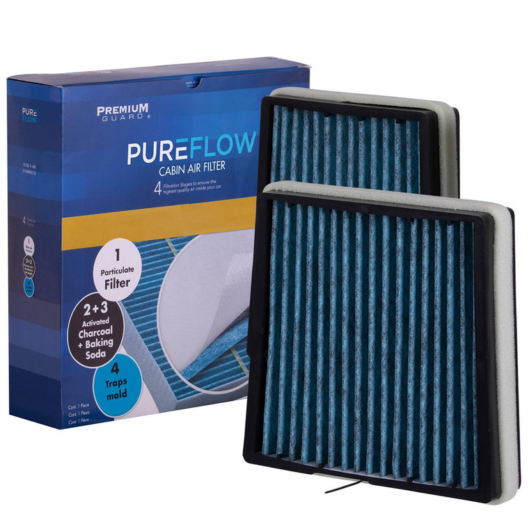 PUREFLOW 2005 Mercedes-Benz CLK500 Cabin Air Filter with Antibacterial Technology, PC5504X
