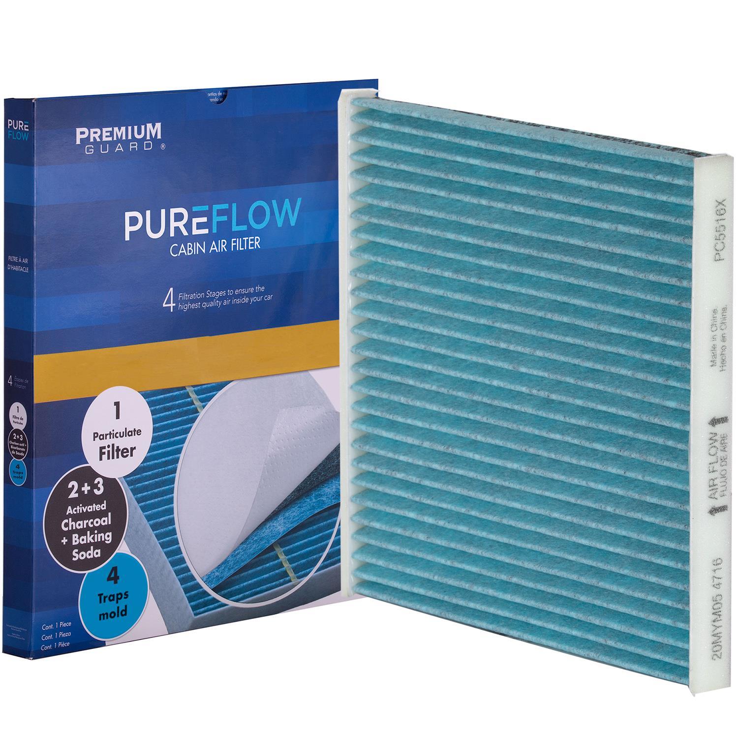 PUREFLOW 2009 Toyota Prius Cabin Air Filter with Antibacterial Technology, PC5516X
