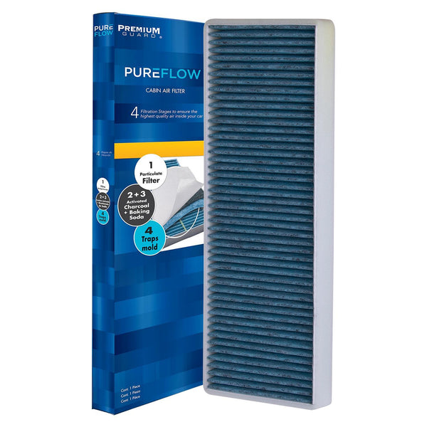 PUREFLOW 1994 Audi 90 Quattro Cabin Air Filter with Antibacterial Technology, PC8906X