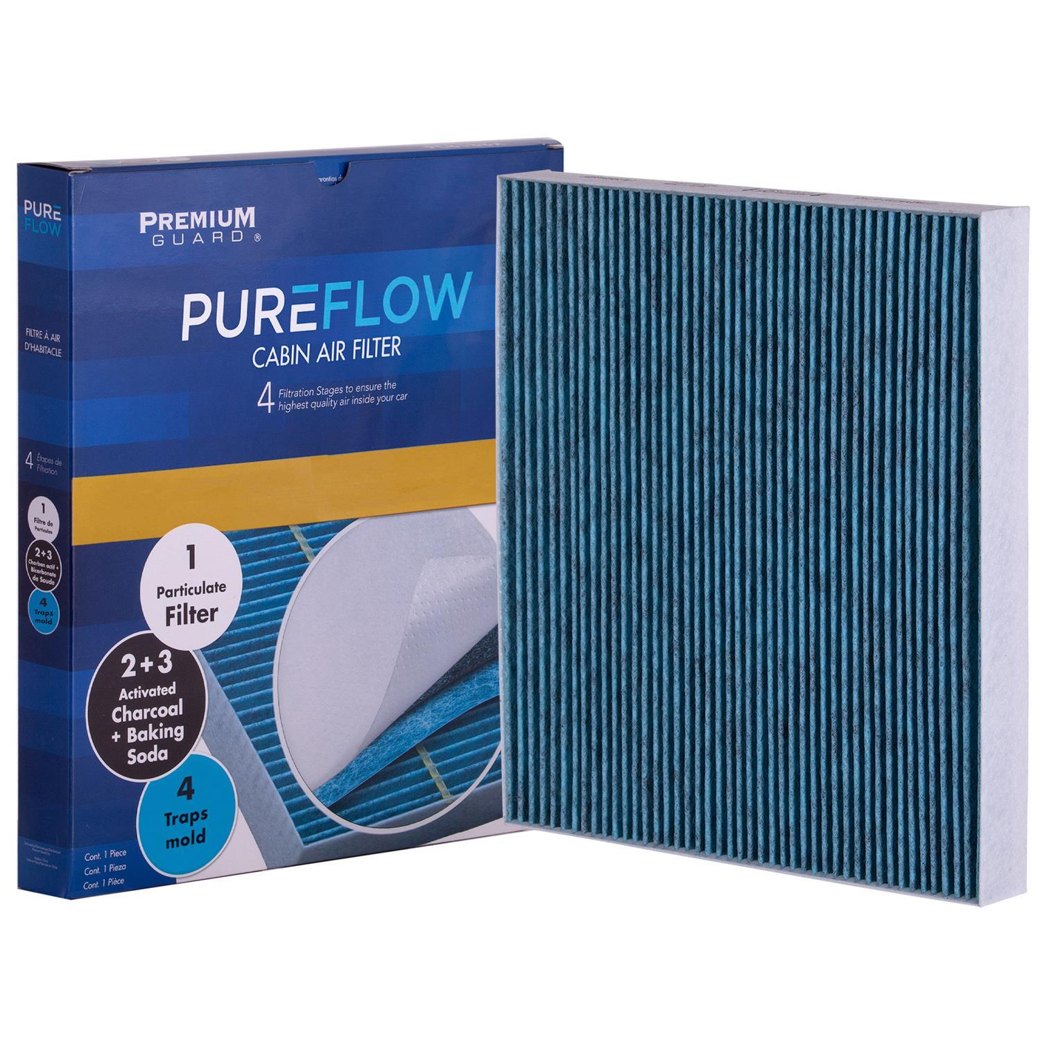 PUREFLOW 2020 Hyundai Santa Fe Cabin Air Filter with Antibacterial Technology, PC99549X