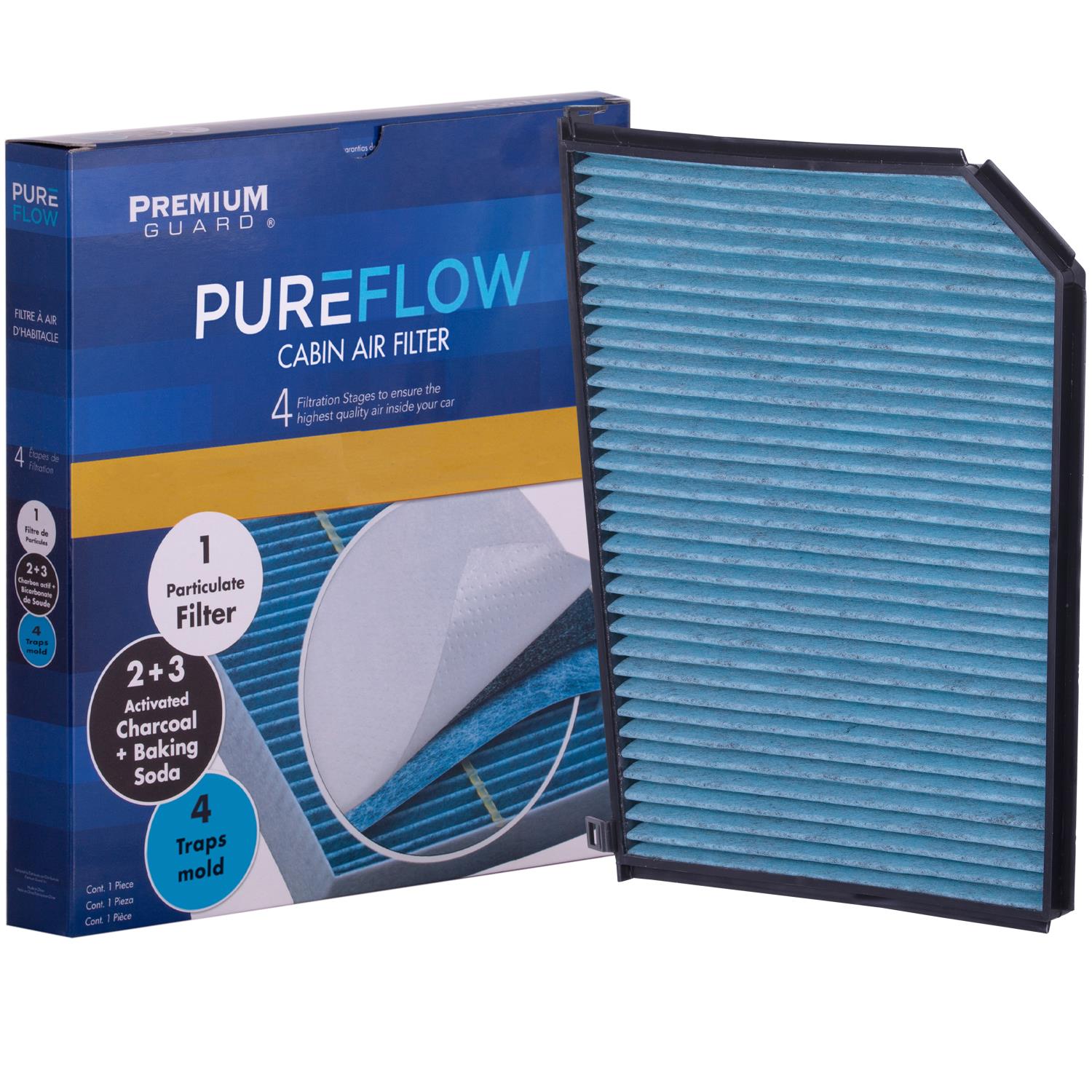 PUREFLOW 2003 Ford Thunderbird Cabin Air Filter with Antibacterial Technology, PC5498X
