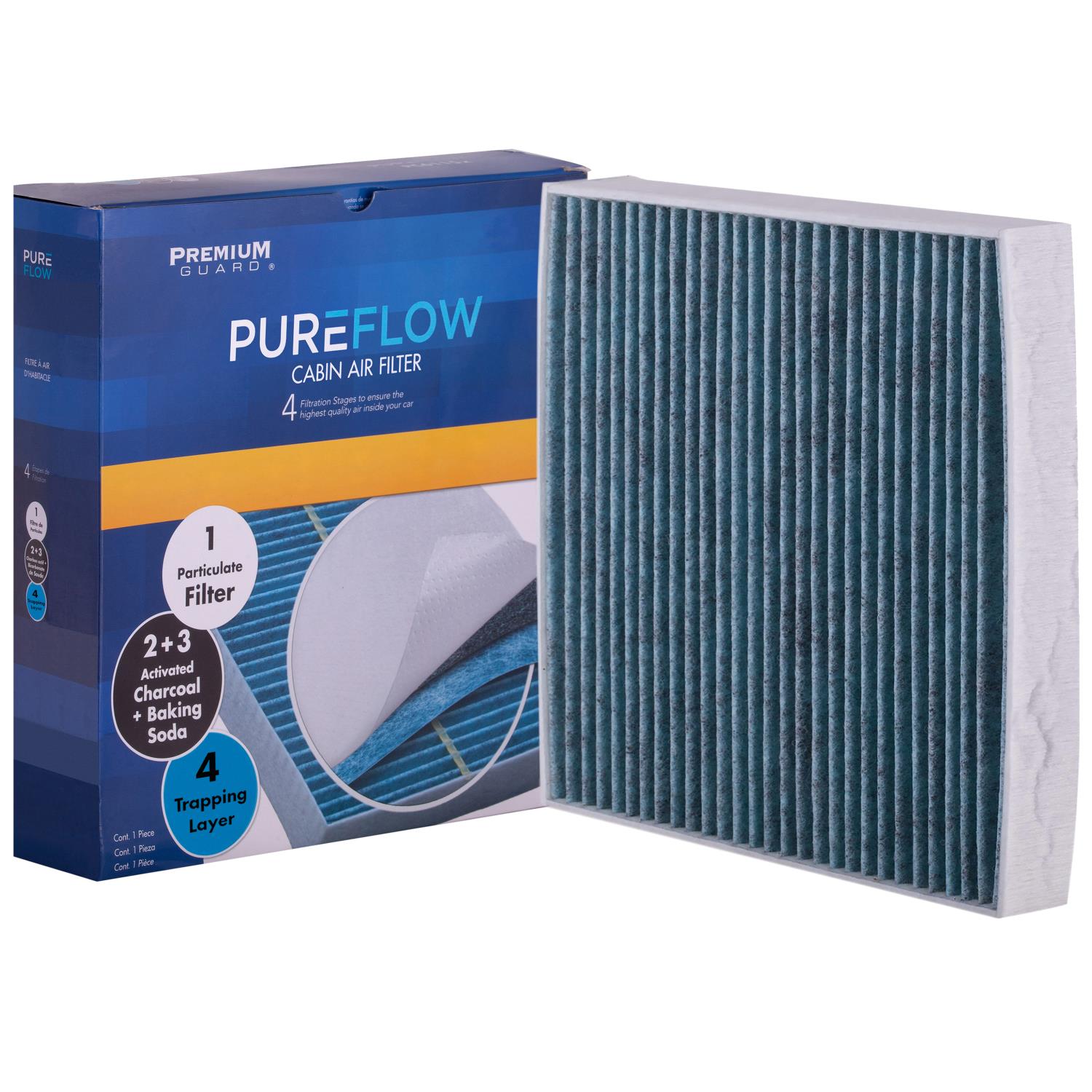 PUREFLOW 2019 Chevrolet Suburban 3500 HD Cabin Air Filter with Antibacterial Technology, PC9958X