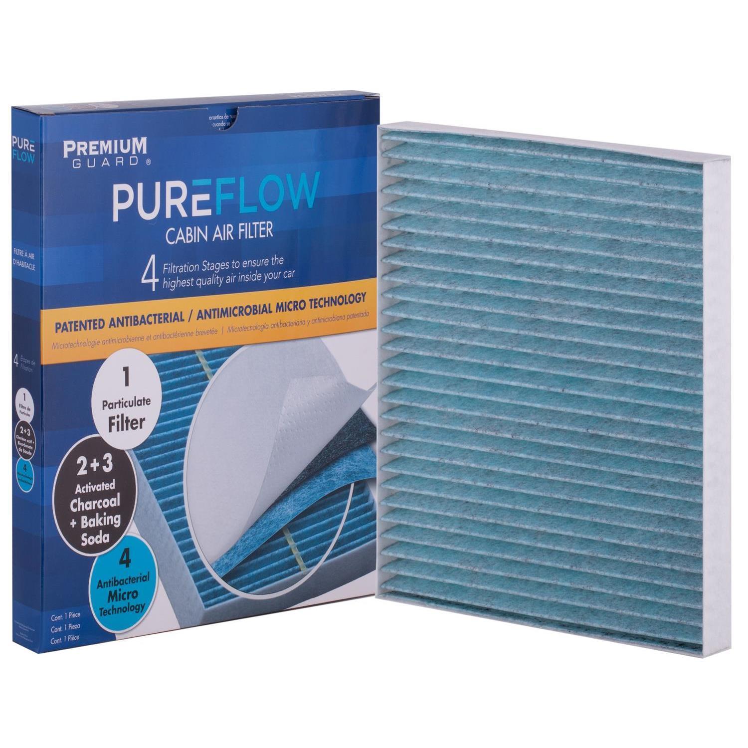 PUREFLOW 2006 Kia Rio Cabin Air Filter with Antibacterial Technology, PC4684X
