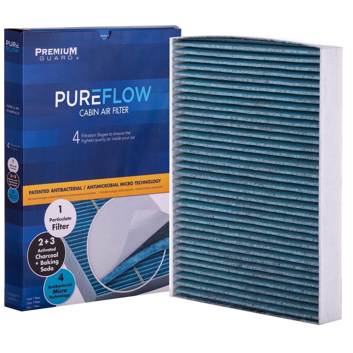 PUREFLOW 2008 Audi Q7 Cabin Air Filter with Antibacterial Technology, PC5762X