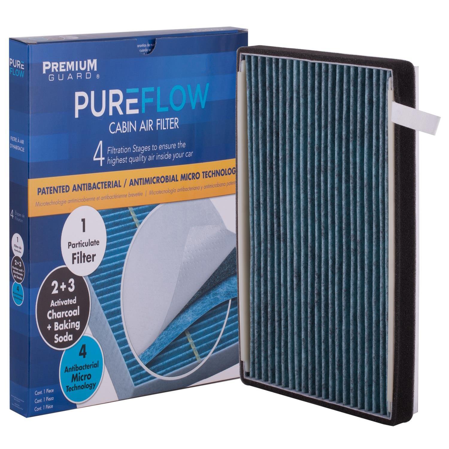 PUREFLOW 2002 Oldsmobile Intrigue Cabin Air Filter with Antibacterial Technology, PC5245X