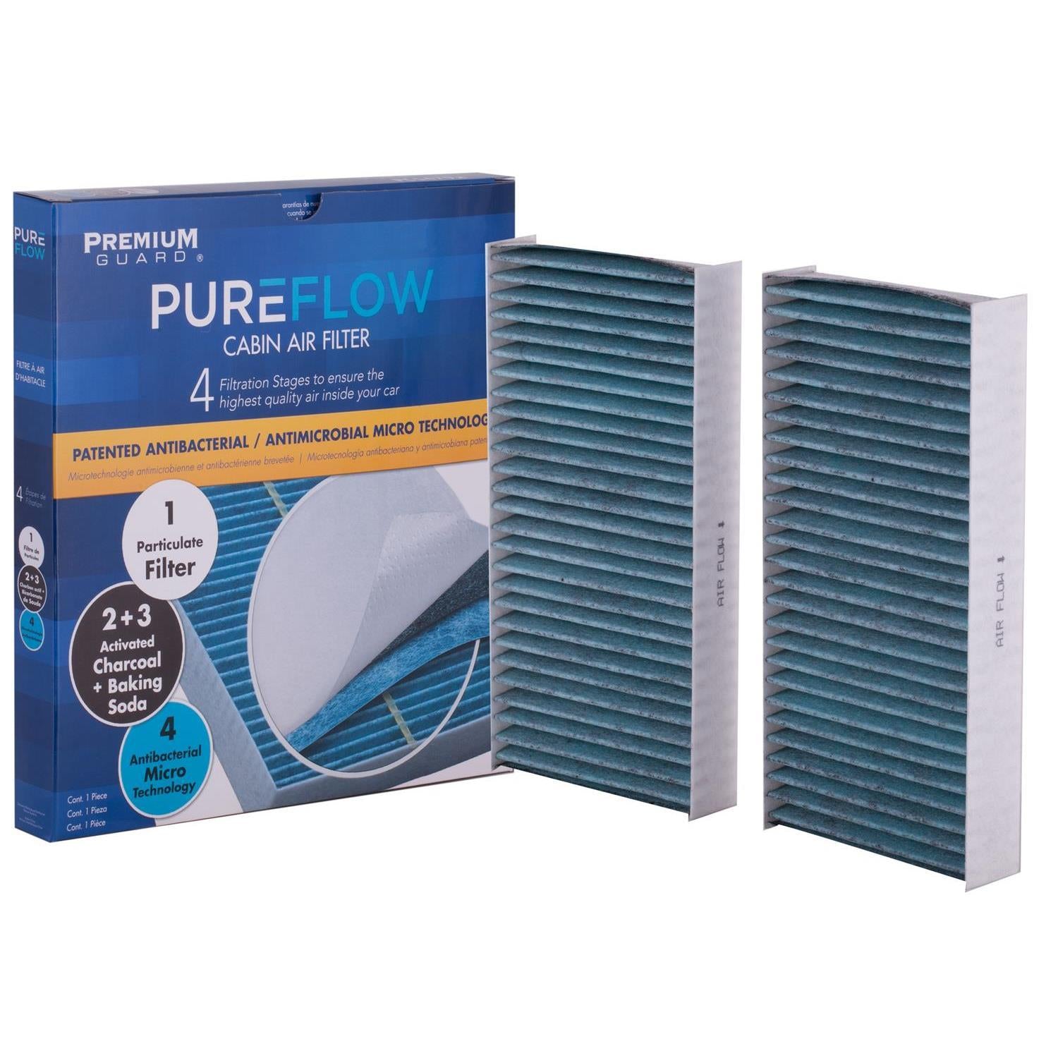 PUREFLOW 1997 Acura EL Cabin Air Filter with Antibacterial Technology, PC5439X