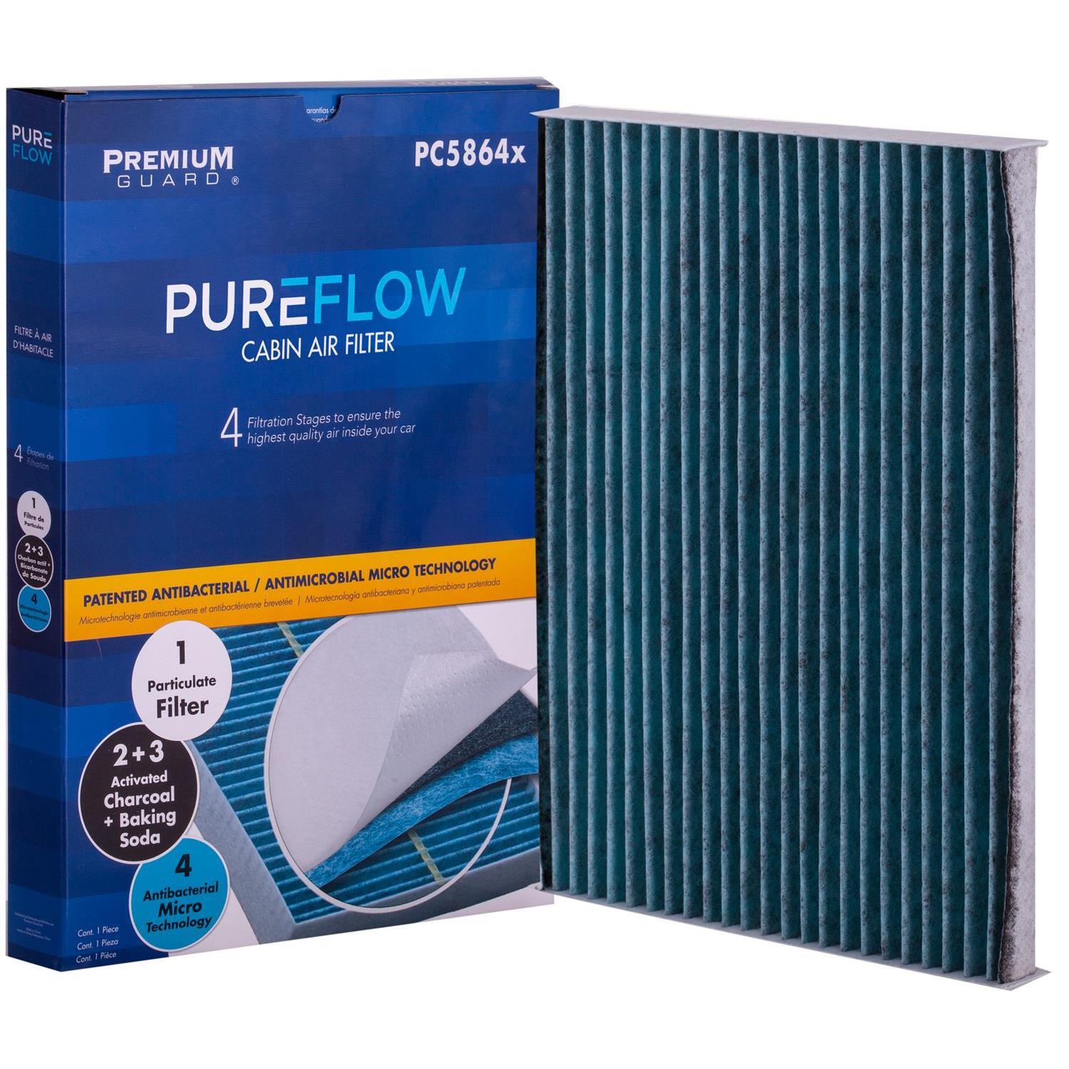 PUREFLOW 2013 Nissan Rogue Cabin Air Filter with Antibacterial Technology, PC5864X