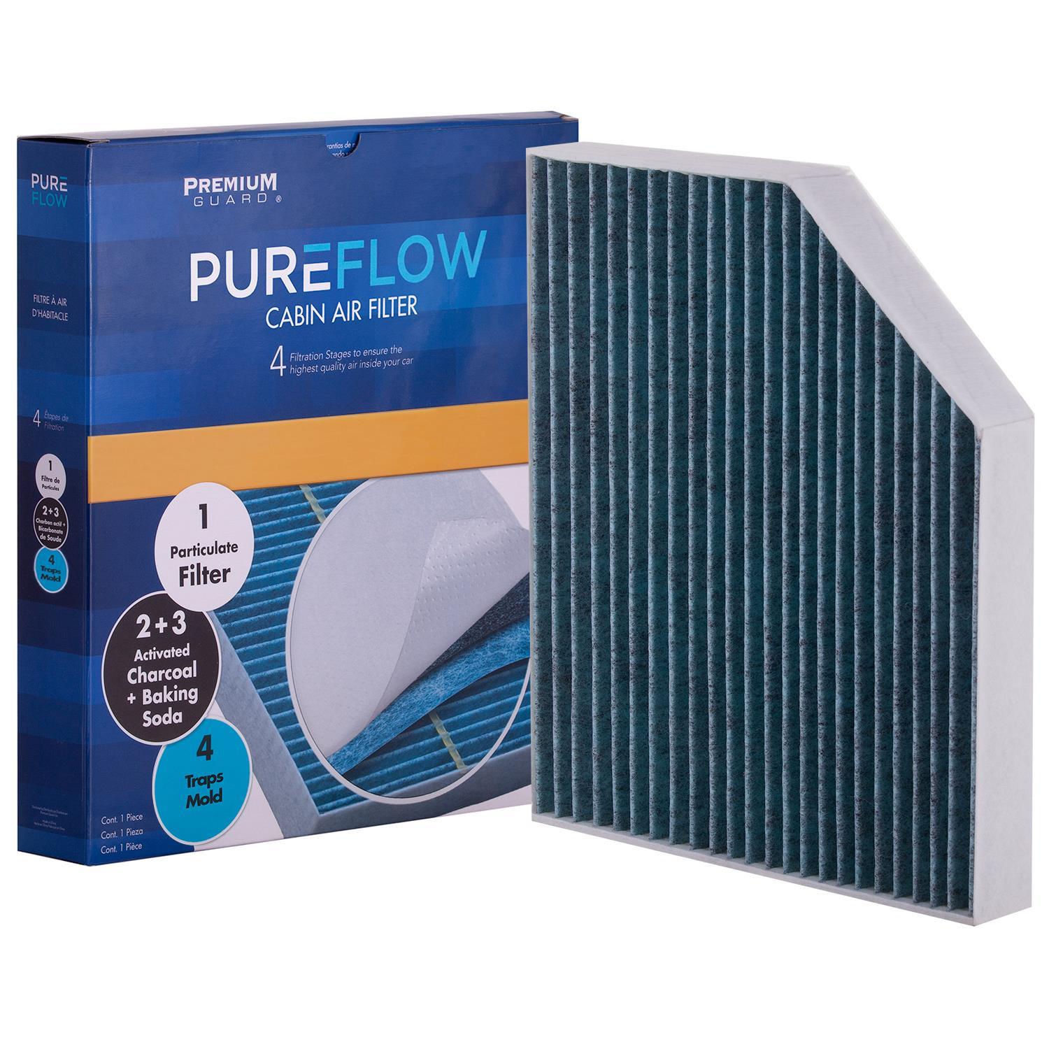 PUREFLOW 2009 Audi A5 Quattro Cabin Air Filter with Antibacterial Technology, PC6071X