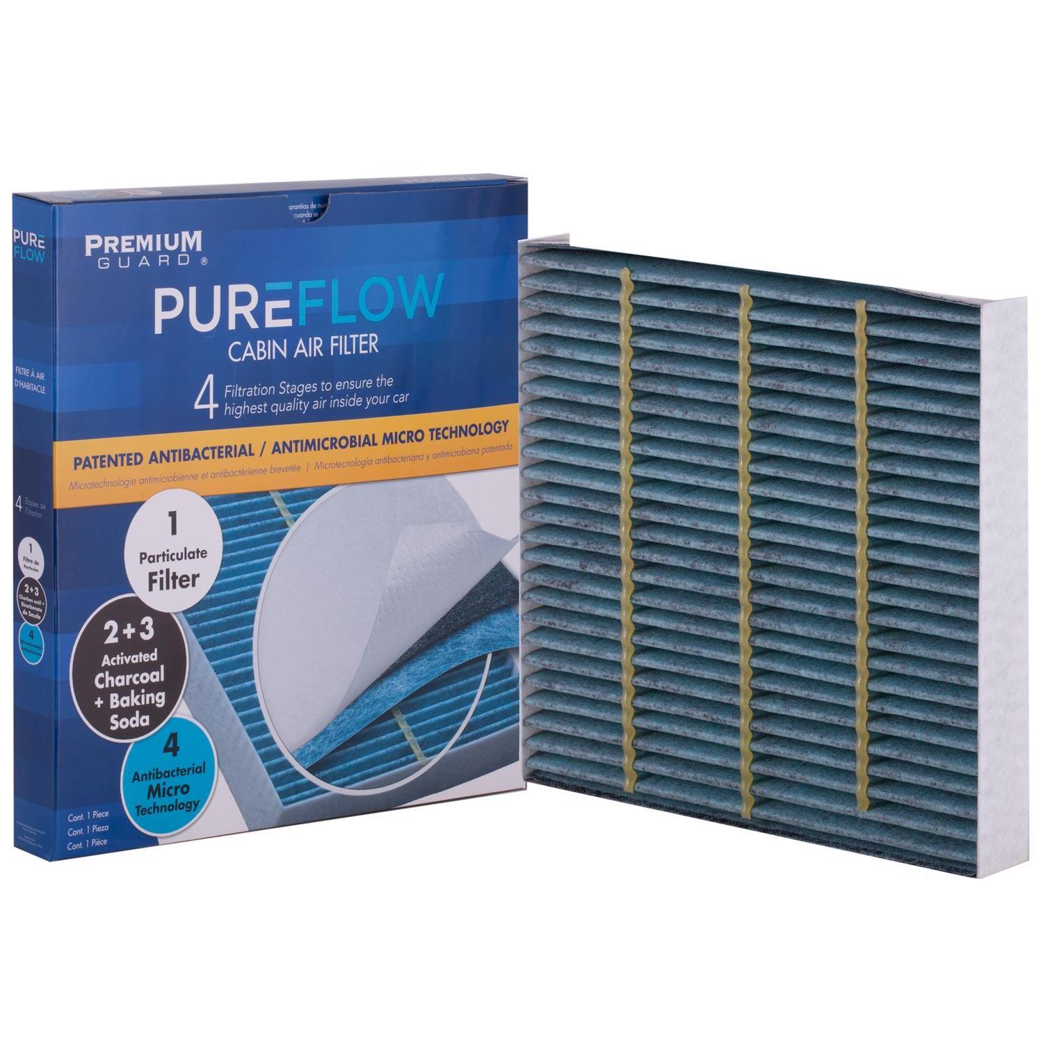 PUREFLOW 2014 Honda Fit Cabin Air Filter with Antibacterial Technology, PC6080X