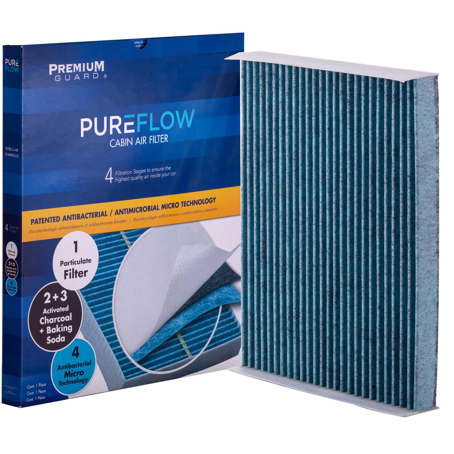 PUREFLOW 2012 Ford Fusion Cabin Air Filter with Antibacterial Technology, PC6099X