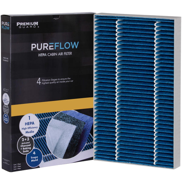 PUREFLOW 2016 Maserati Ghibli Cabin Air Filter with HEPA and Antibacterial Technology, PC99302HX