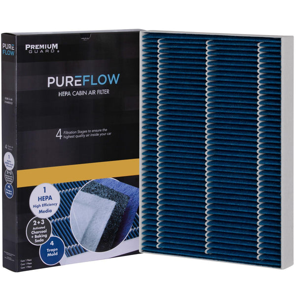 PUREFLOW 2021 Audi A4 allroad Cabin Air Filter with HEPA and Antibacterial Technology, PC99334HX