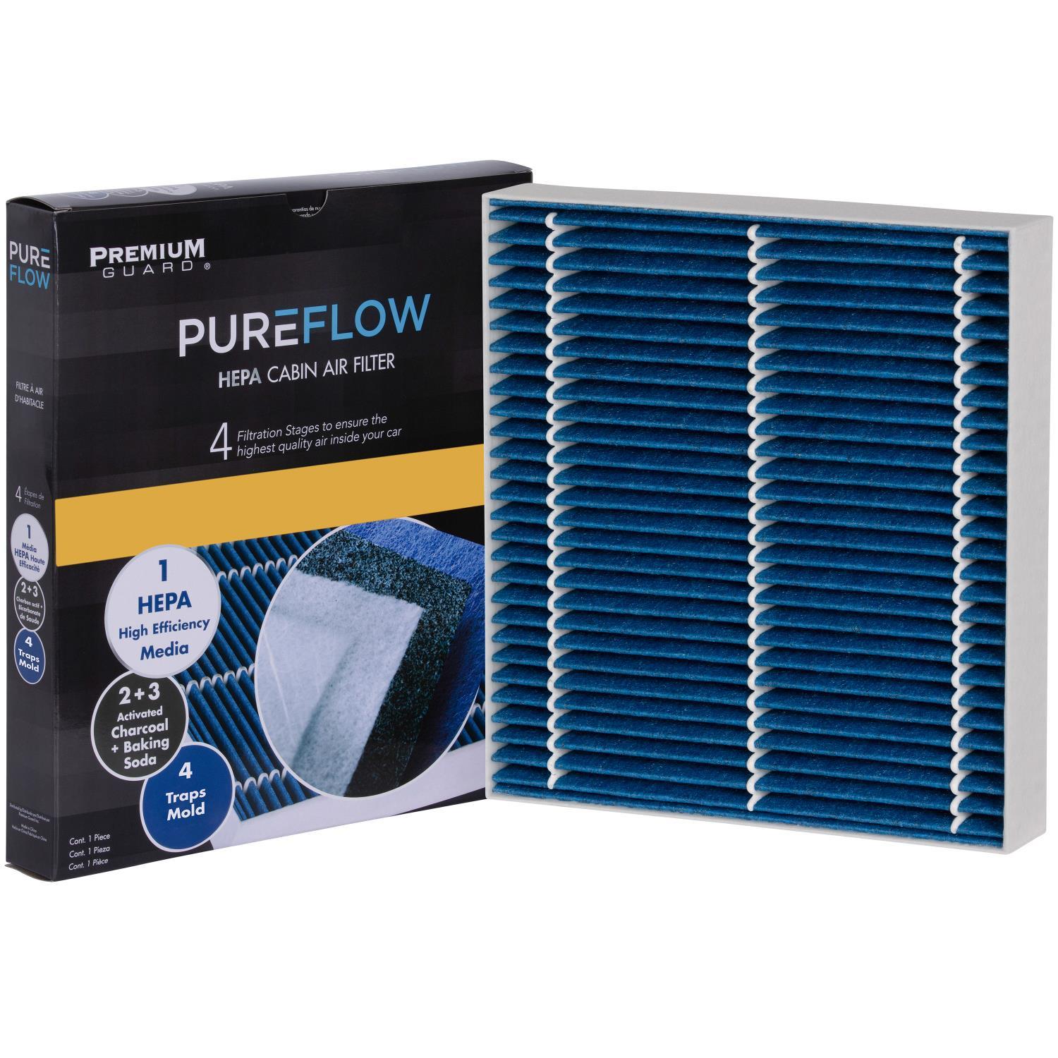 PUREFLOW 2019 Renault Captur Cabin Air Filter with HEPA and Antibacterial Technology, PC99452HX