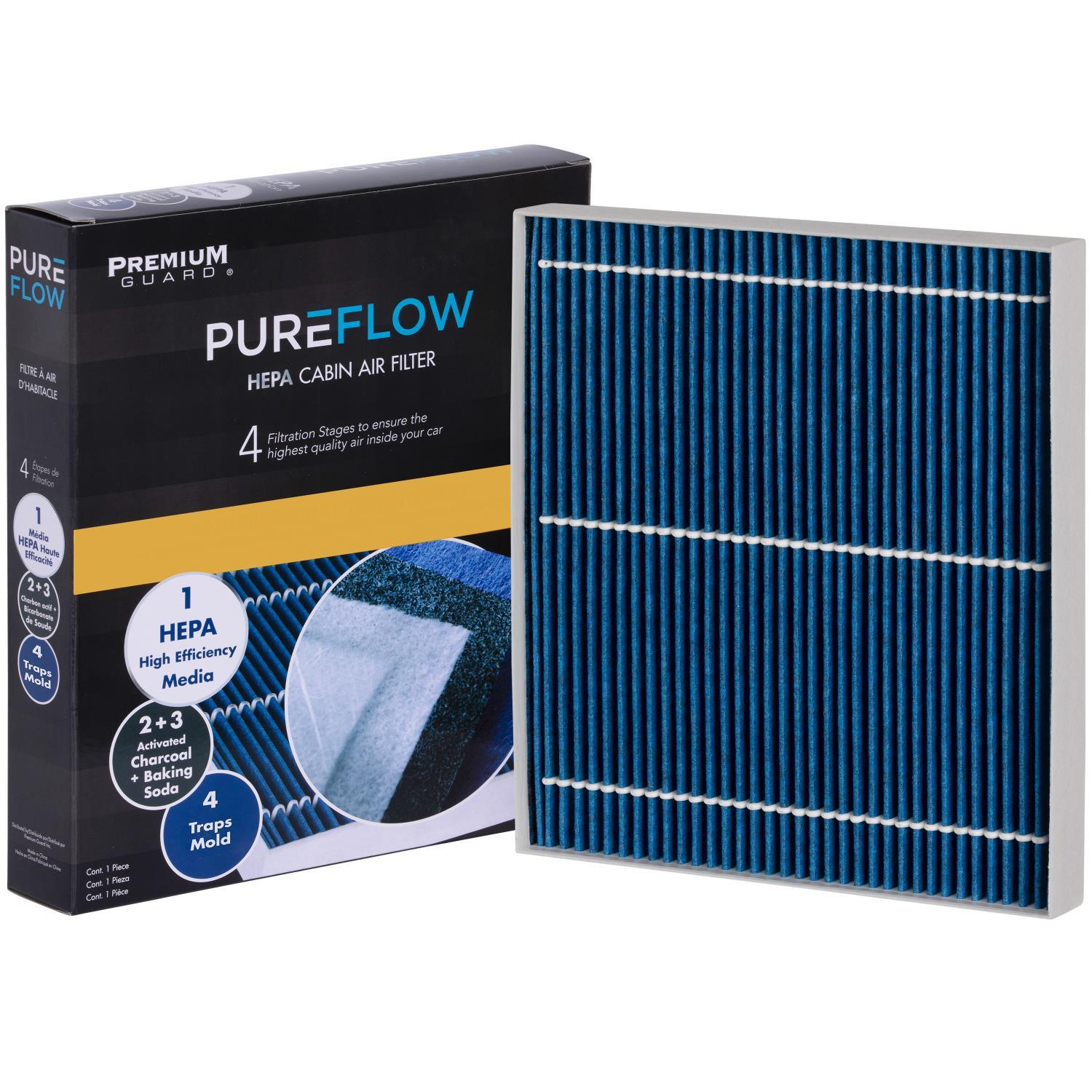 PUREFLOW 2021 Kia Stinger Cabin Air Filter with HEPA and Antibacterial Technology, PC99549HX