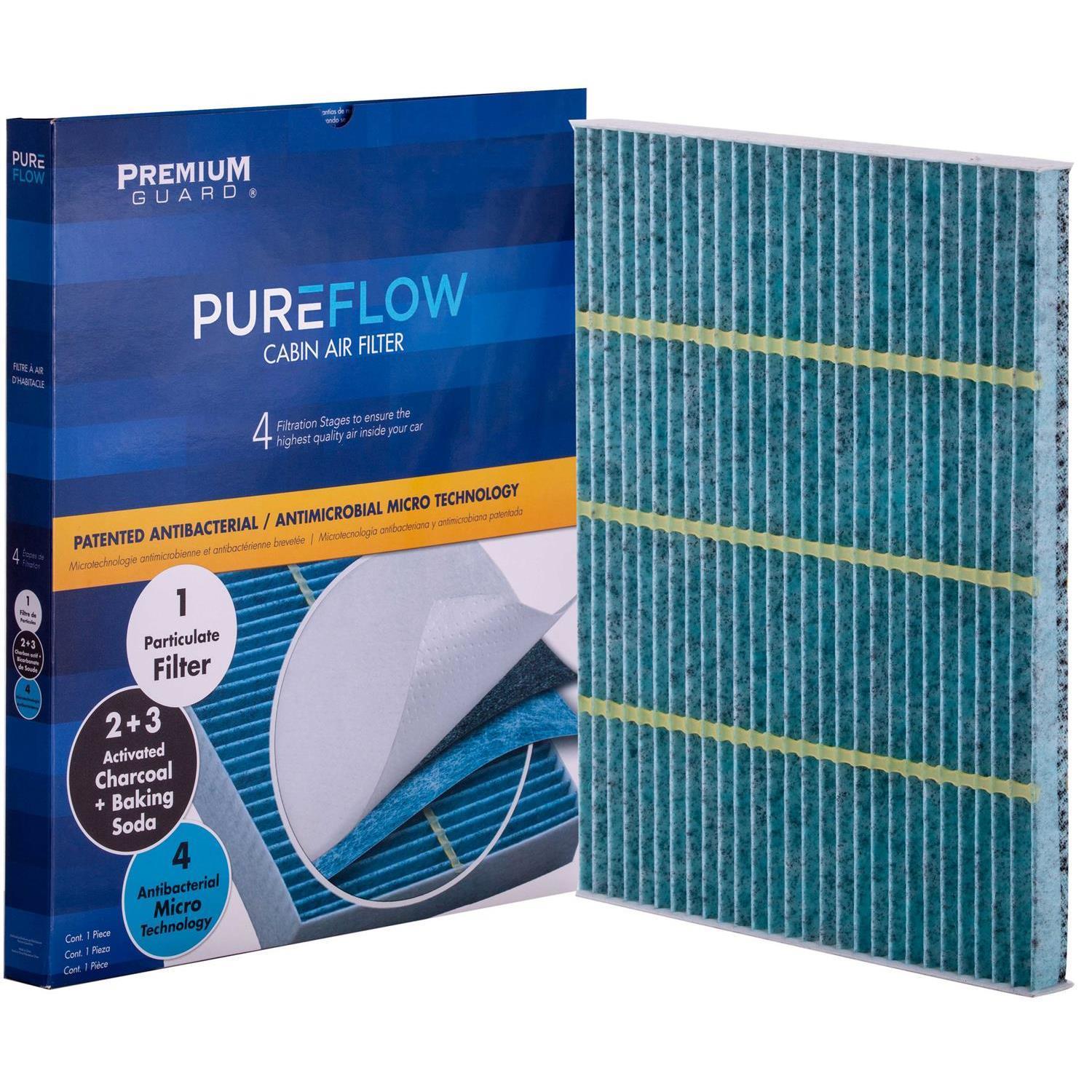 PUREFLOW 2019 Lincoln Nautilus Cabin Air Filter with Antibacterial Technology, PC6286X