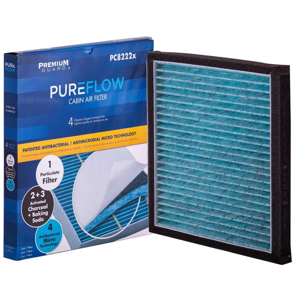PUREFLOW 2004 Toyota Highlander Cabin Air Filter with Antibacterial Technology, PC8222X
