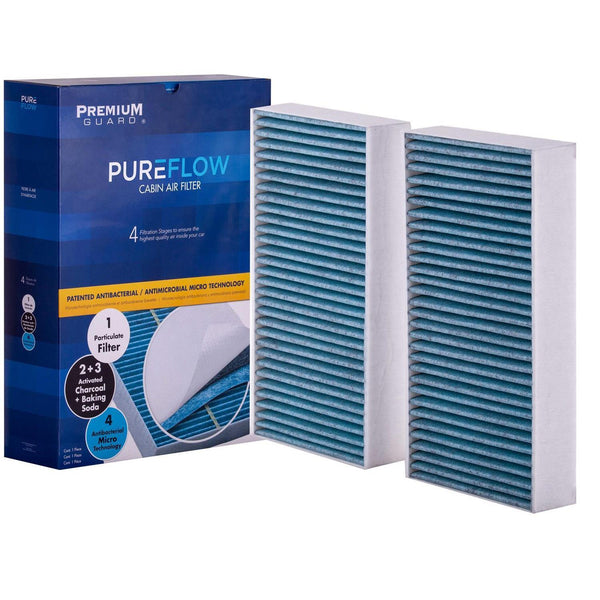 PUREFLOW 2009 Mercedes-Benz R350 Cabin Air Filter with Antibacterial Technology, PC9376X