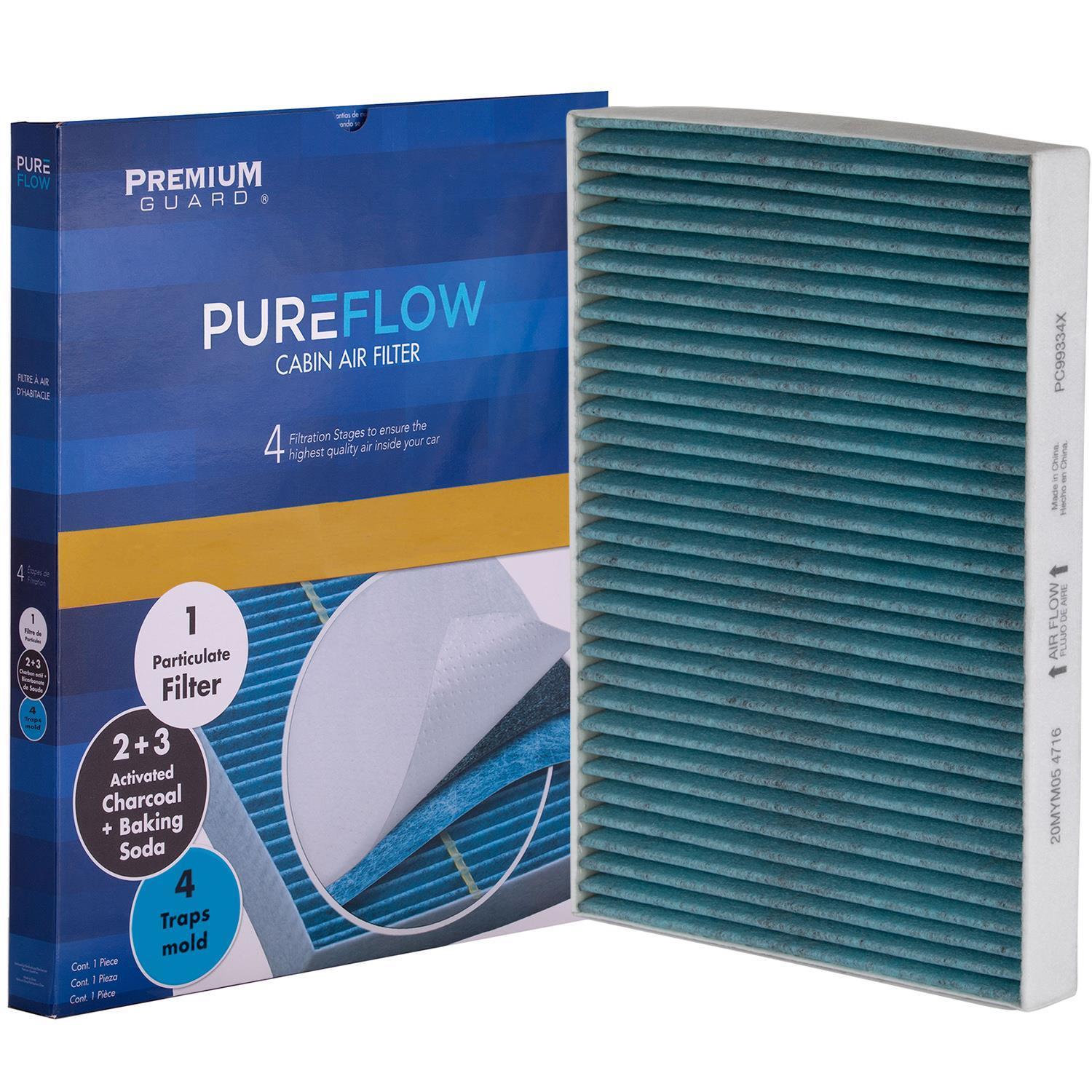 PUREFLOW 2019 Audi e-tron Quattro Cabin Air Filter with Antibacterial Technology, PC99334X