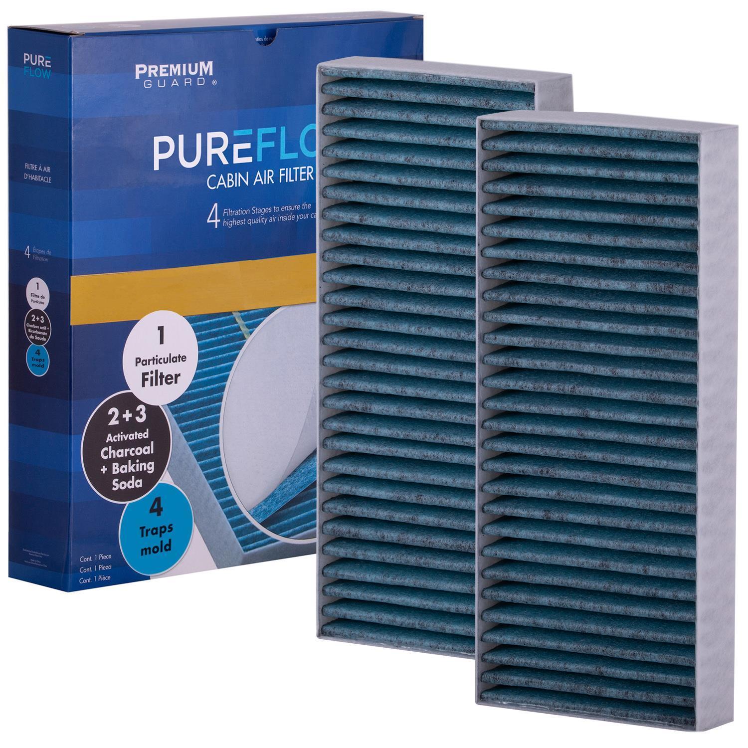 PUREFLOW 2004 Infiniti QX56 Cabin Air Filter with Antibacterial Technology, PC1043X