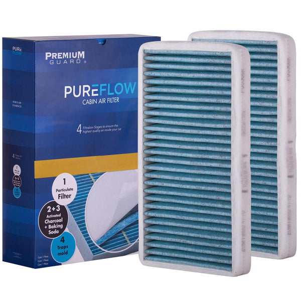 PUREFLOW 1999 Chevrolet Silverado 2500 Cabin Air Filter with Antibacterial Technology, PC5388X