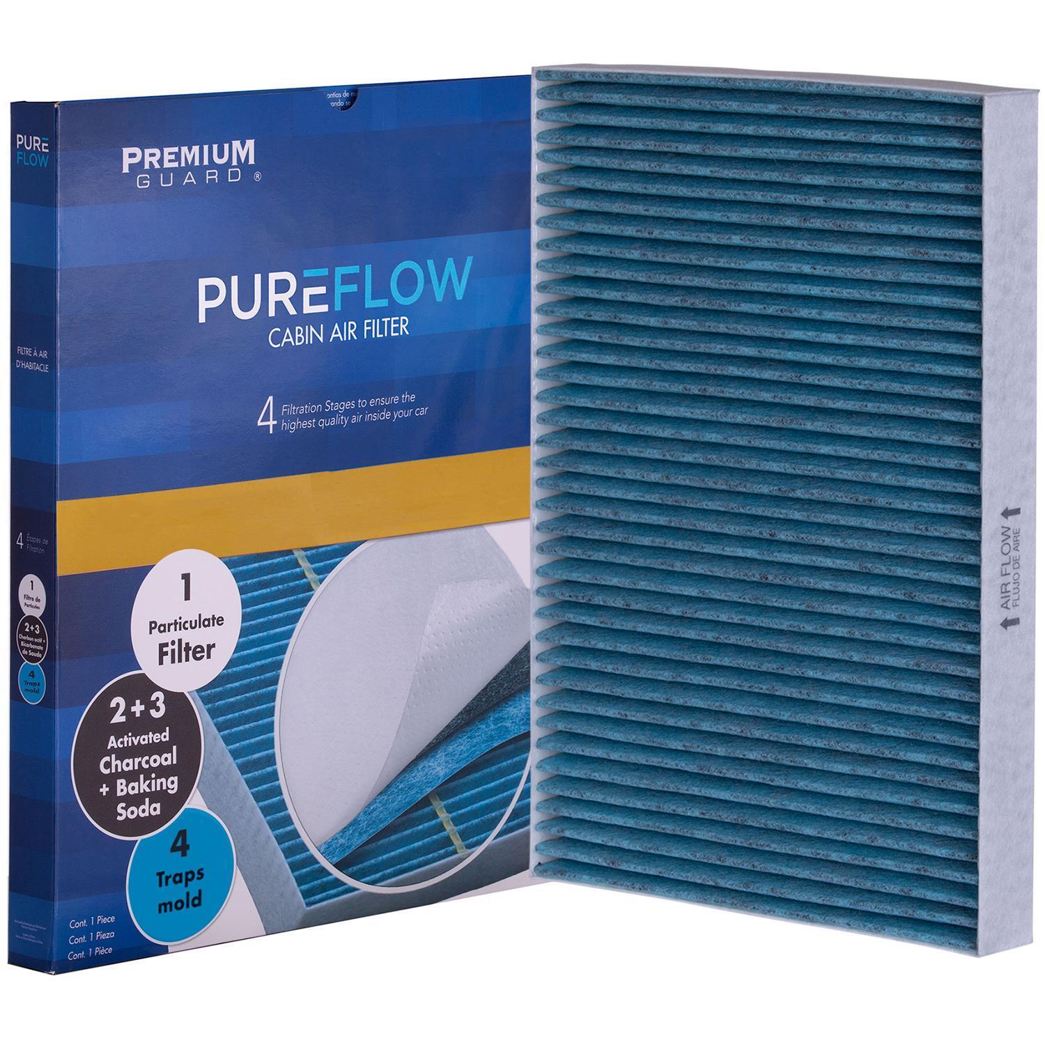 PUREFLOW 2005 Audi A6 Quattro Cabin Air Filter with Antibacterial Technology, PC5484X