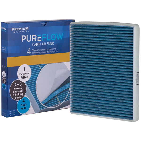 PUREFLOW 2004 Chevrolet Avalanche 2500 Cabin Air Filter with Antibacterial Technology, PC5527X