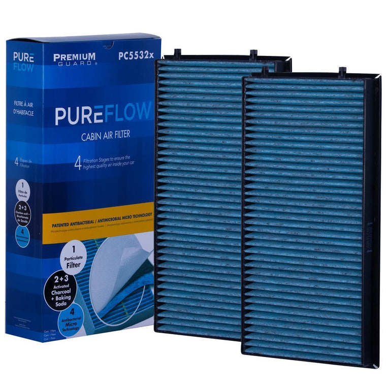 PUREFLOW 2009 BMW 750i Cabin Air Filter with Antibacterial Technology, PC5532X