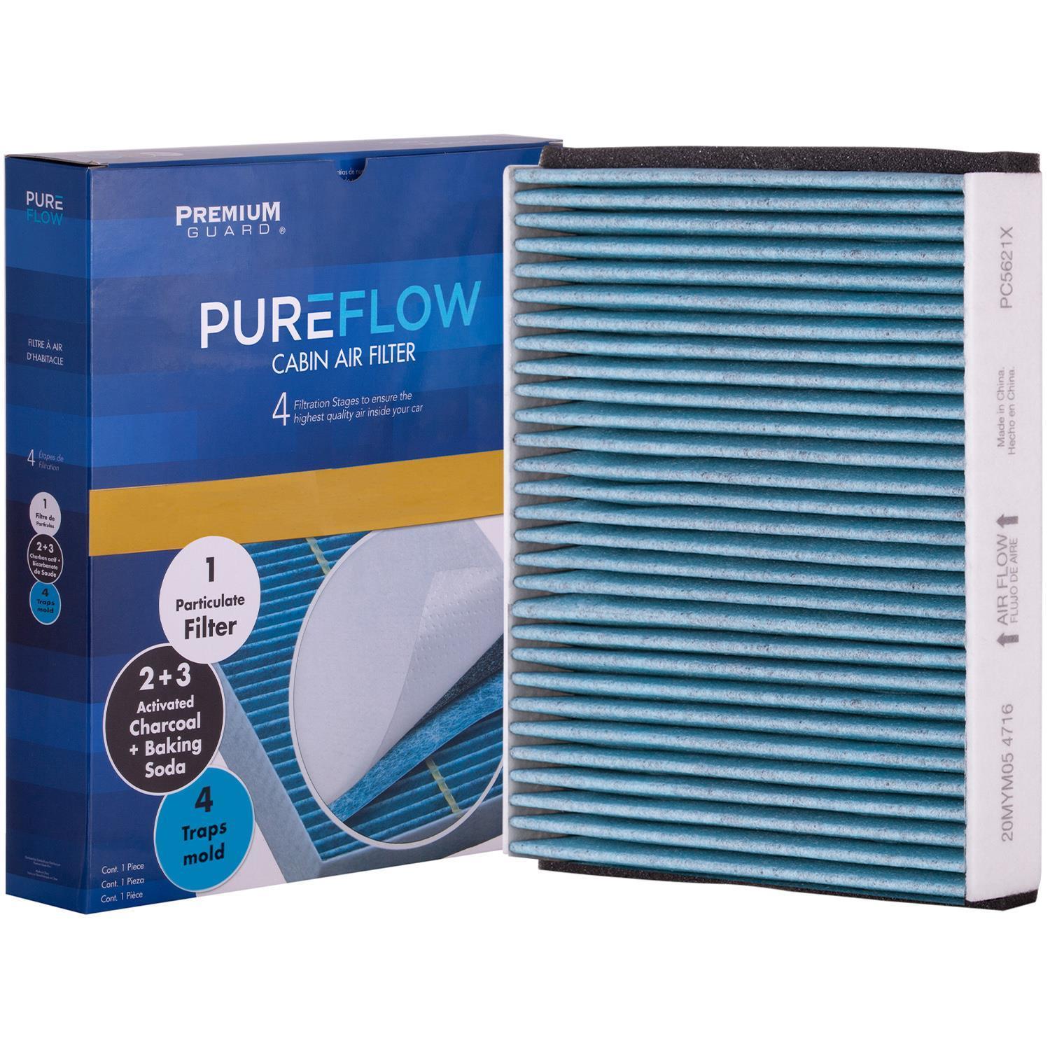PUREFLOW 2010 Volvo C70 Cabin Air Filter with Antibacterial Technology, PC5621X