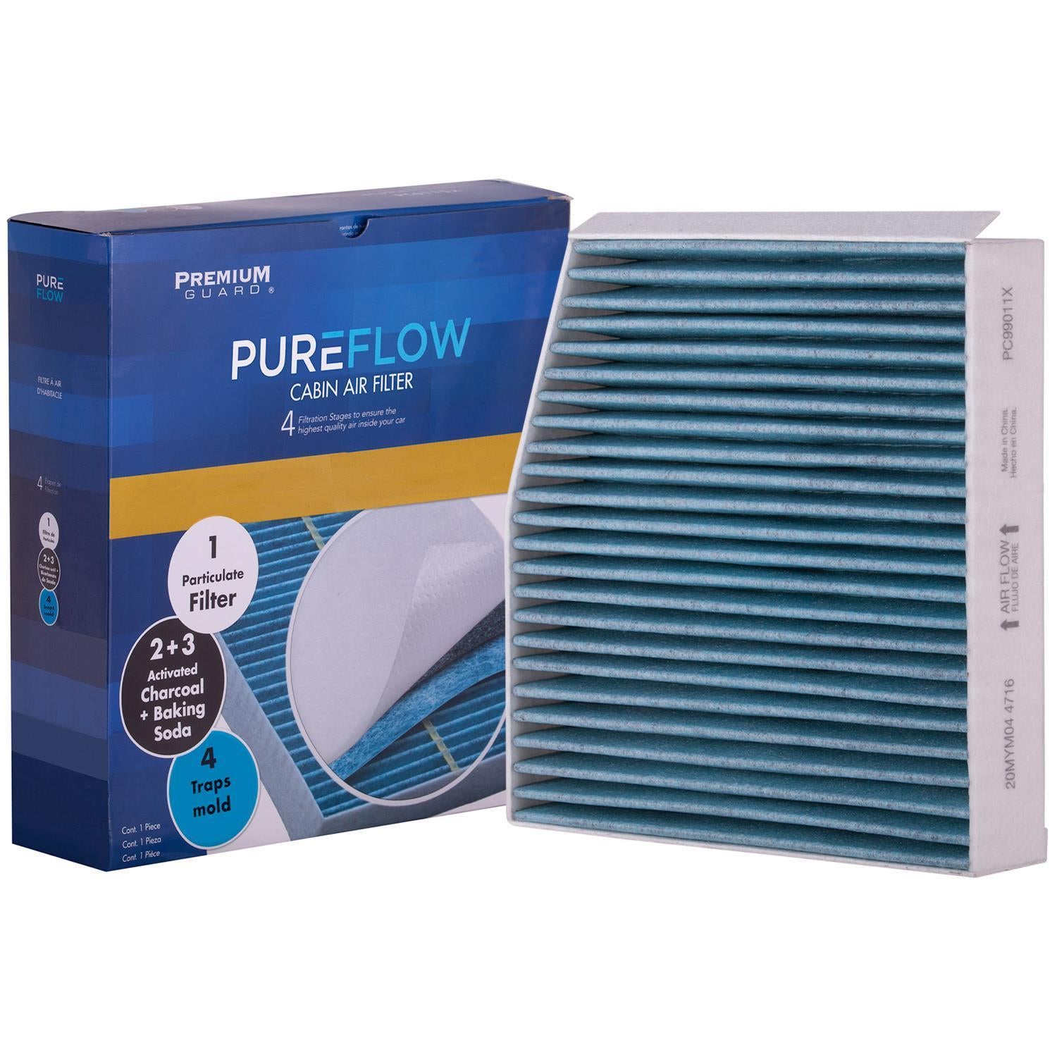 PUREFLOW 2017 Mercedes-Benz GLA180 Cabin Air Filter with Antibacterial Technology, PC99011X