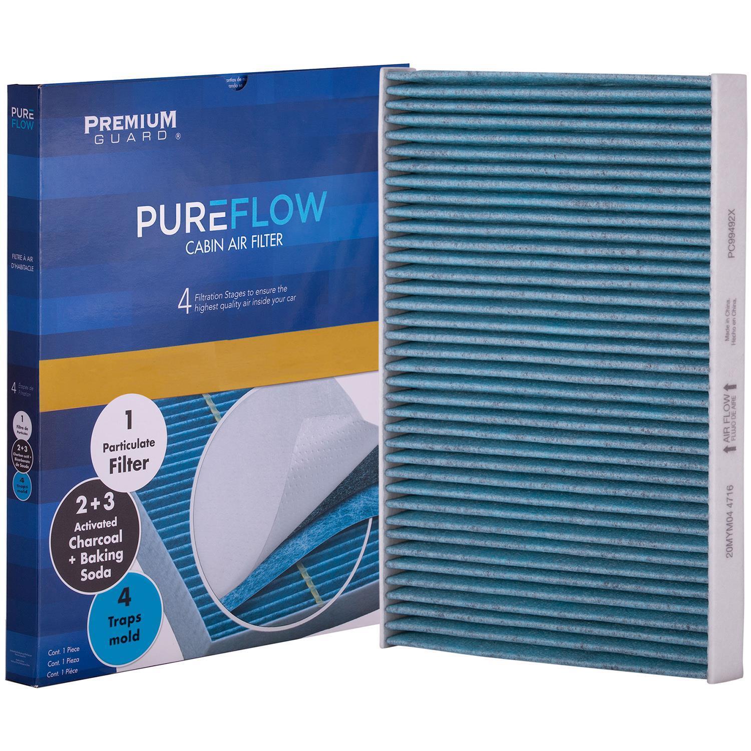 PUREFLOW 2022 Alfa Romeo Stelvio Cabin Air Filter with Antibacterial Technology, PC99492X